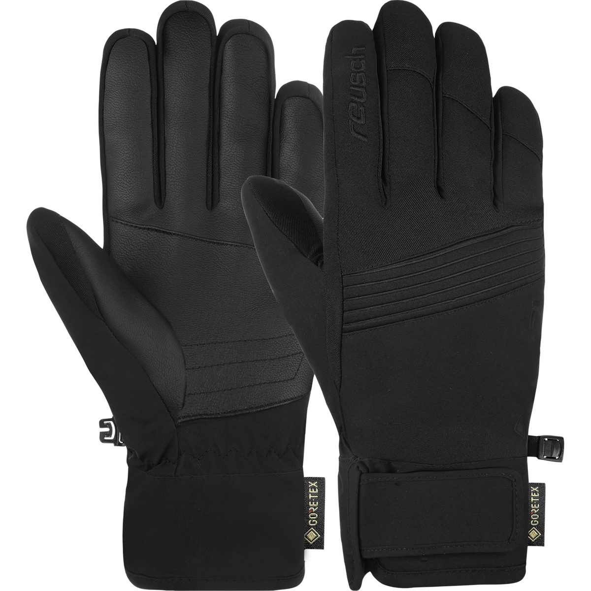 Reusch Guanti Fergus GTX (Taglia 8, Nero)