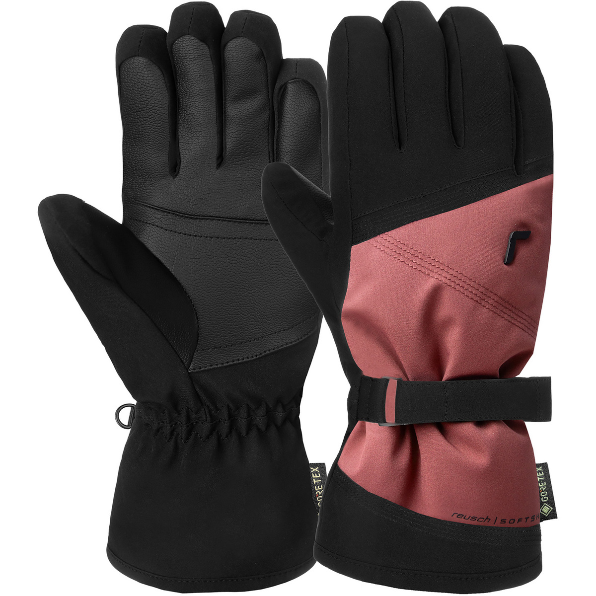Reusch Guanti Susan GTX (Taglia 7.5, Nero)