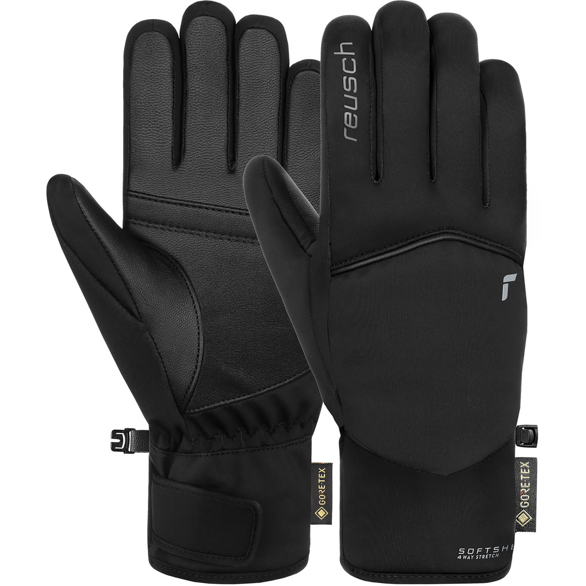 Reusch Damen Amira GTX Handschuhe (Größe 6.5, schwarz)