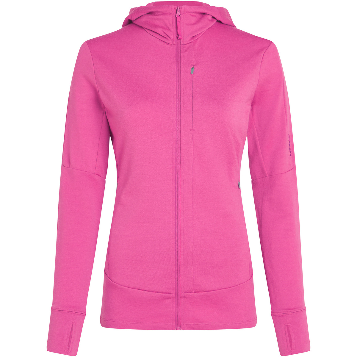 Icebreaker Femme Veste 260 Quantum IV Hoodie (taille S, Rose vif)