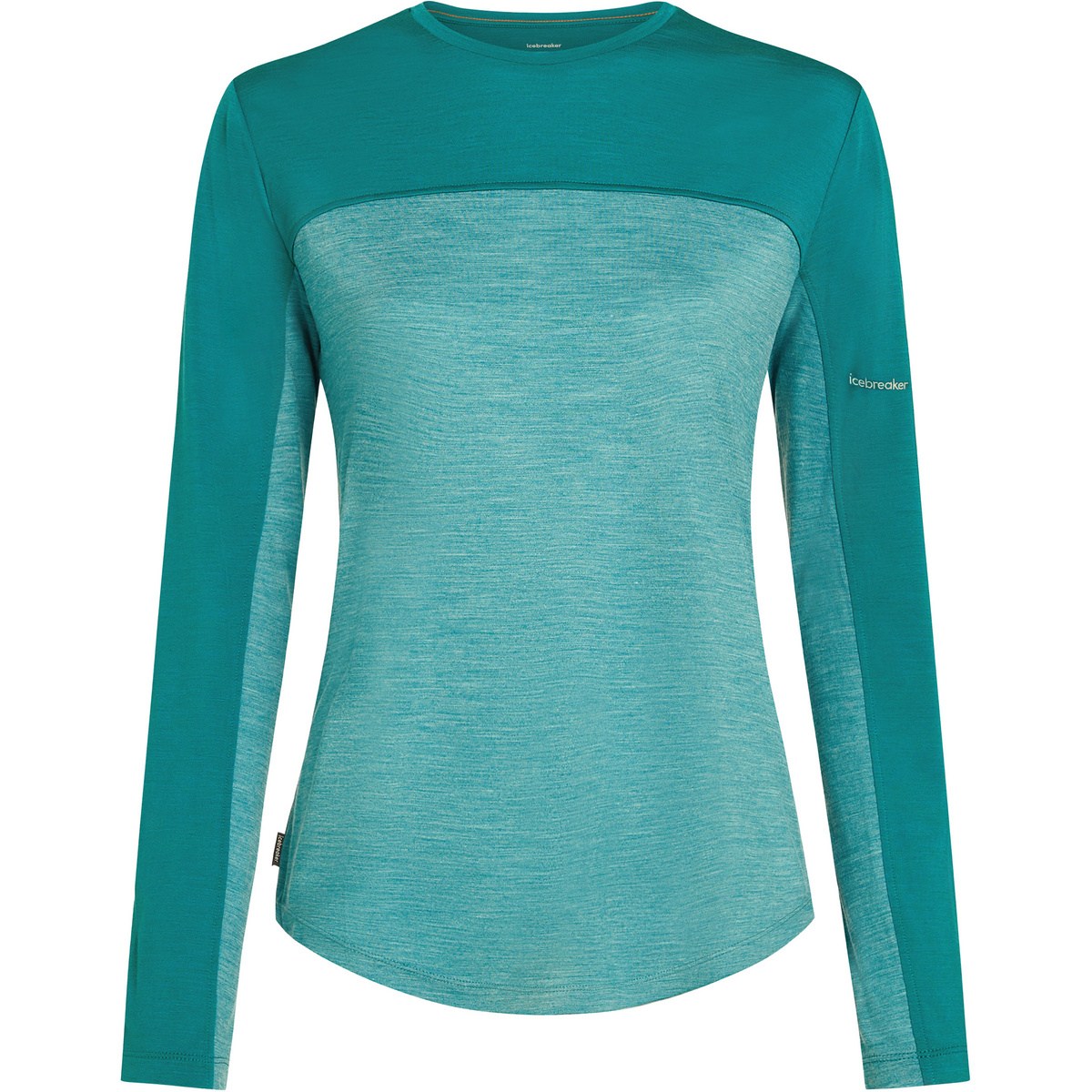 Image of Icebreaker Donna Maglia a manica lunga 125 Cool-Lite Sphere Colour Black