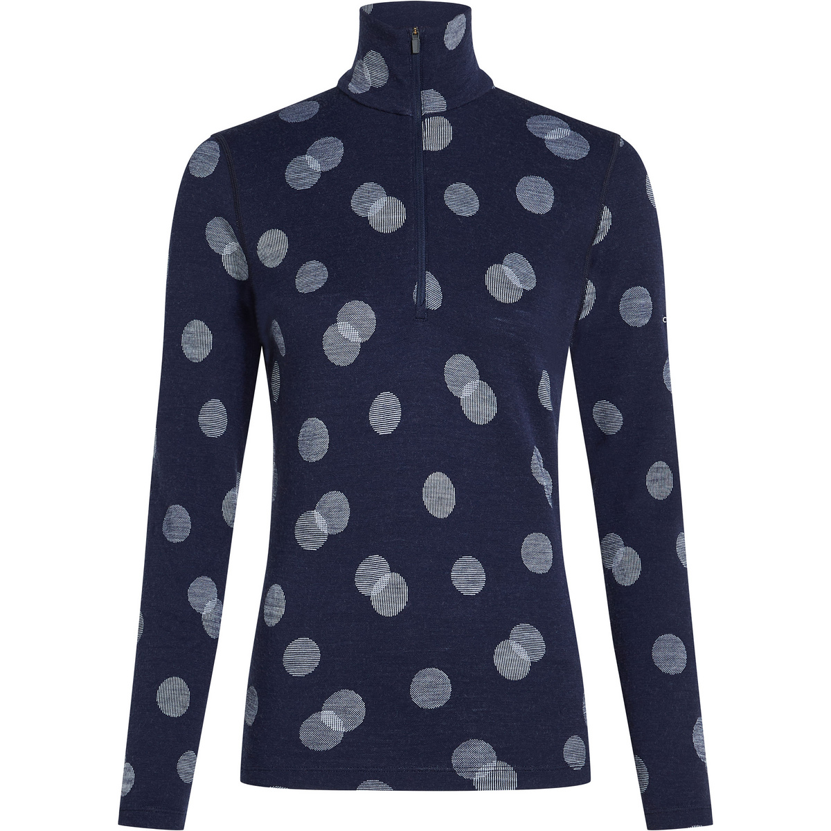 Image of Icebreaker Donna Maglia a manica lunga 260 Vertex Falling Flakes Half Zip