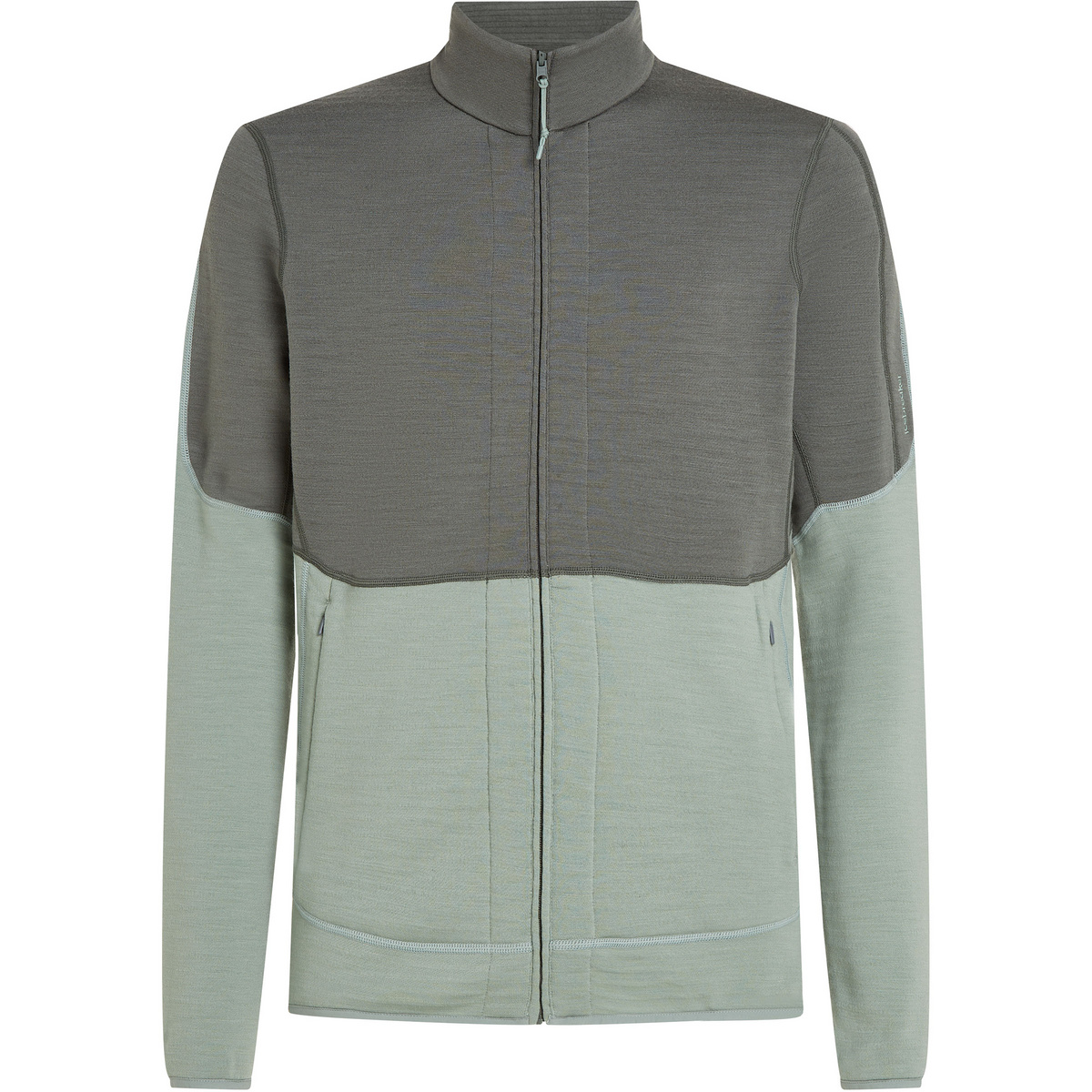 Icebreaker Herren 400 RealFleece Descender Jacke (Größe M, gruen)