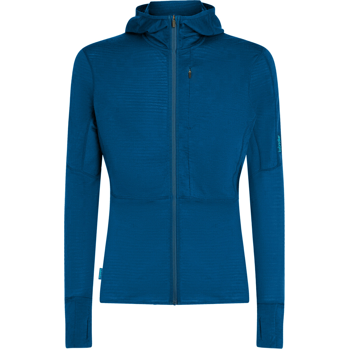 Icebreaker Herren 200 Realfleece Descender Hoodie Jacke (Größe S, blau)