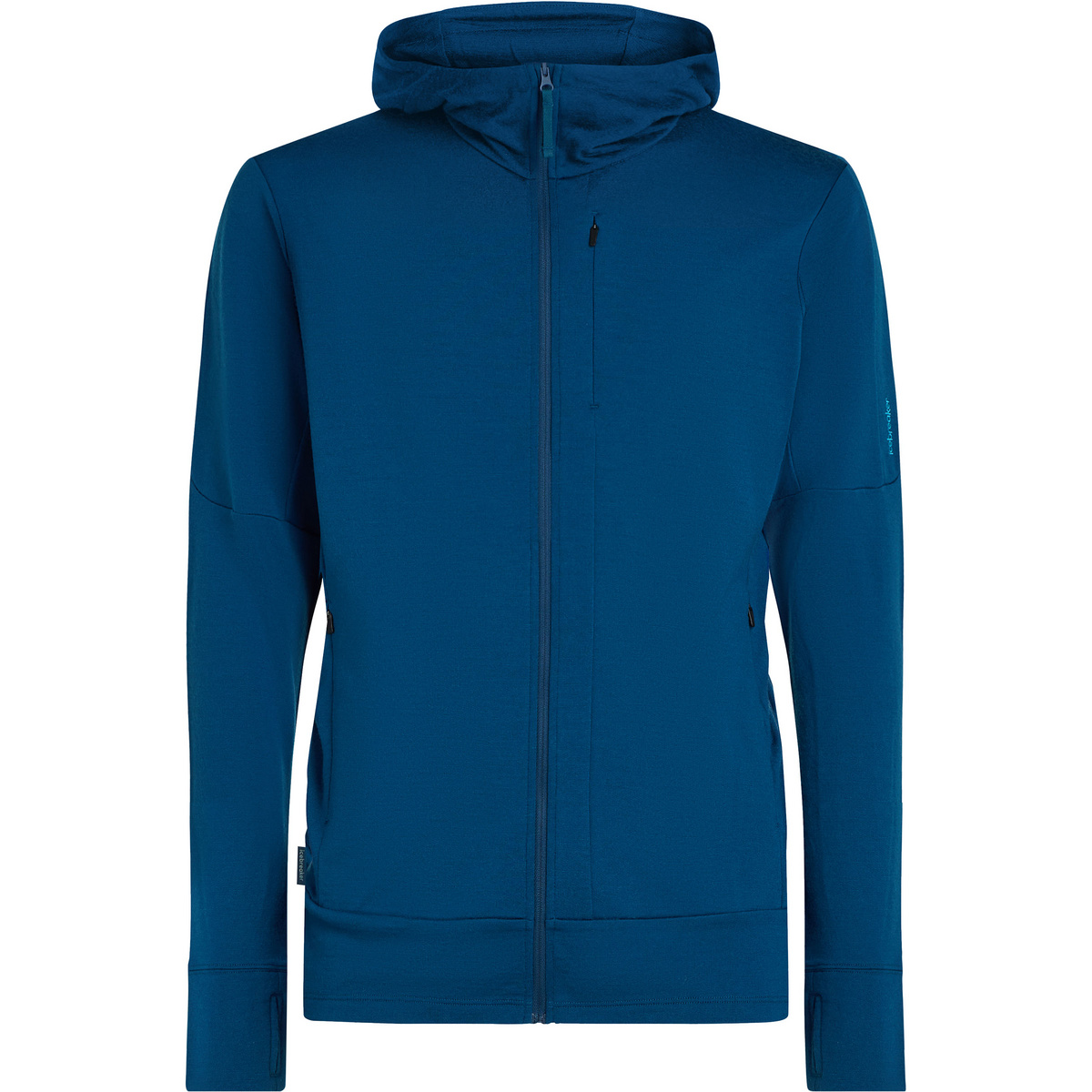 Icebreaker Herren 260 Quantum IV Hoodie Jacke (Größe XL, blau)