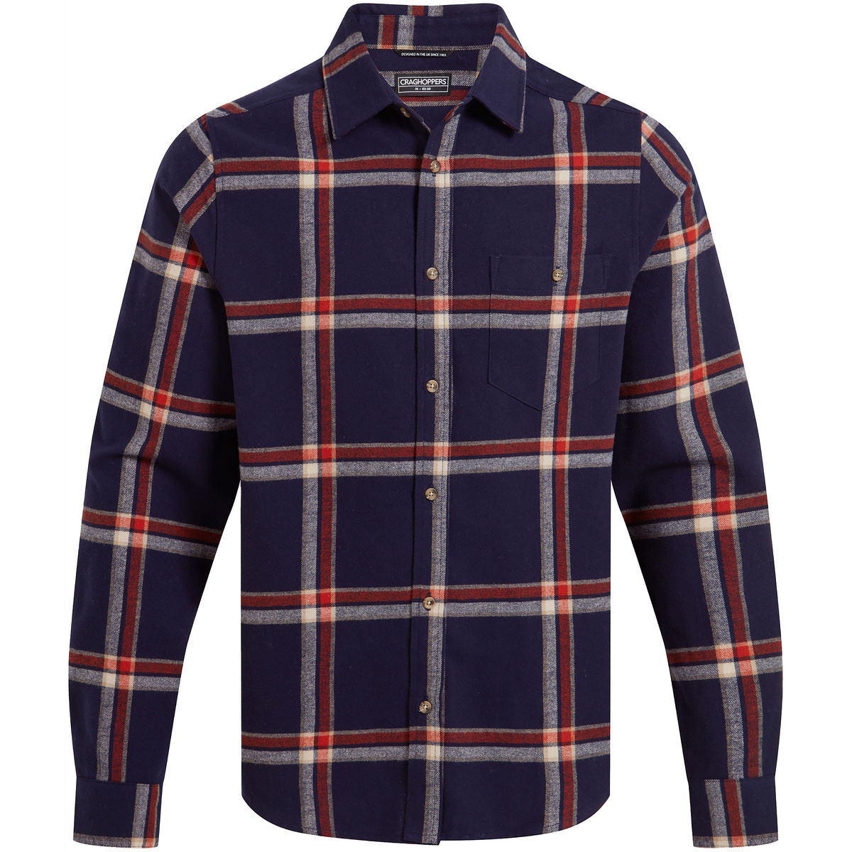Craghoppers Uomo Camicia Gage (Taglia S, Blu)
