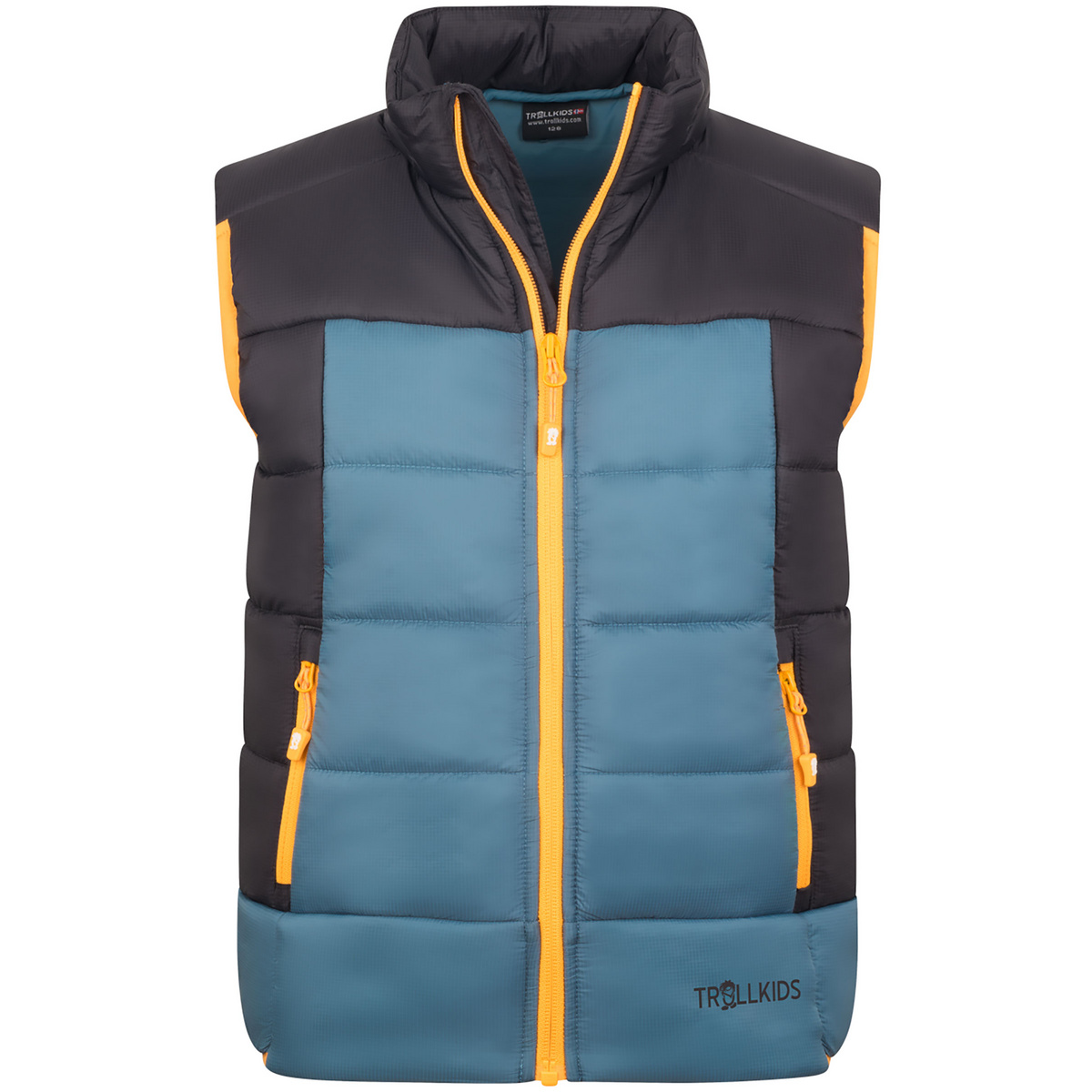 Trollkids Enfants Gilet Hardanger (taille 164, Bleu)