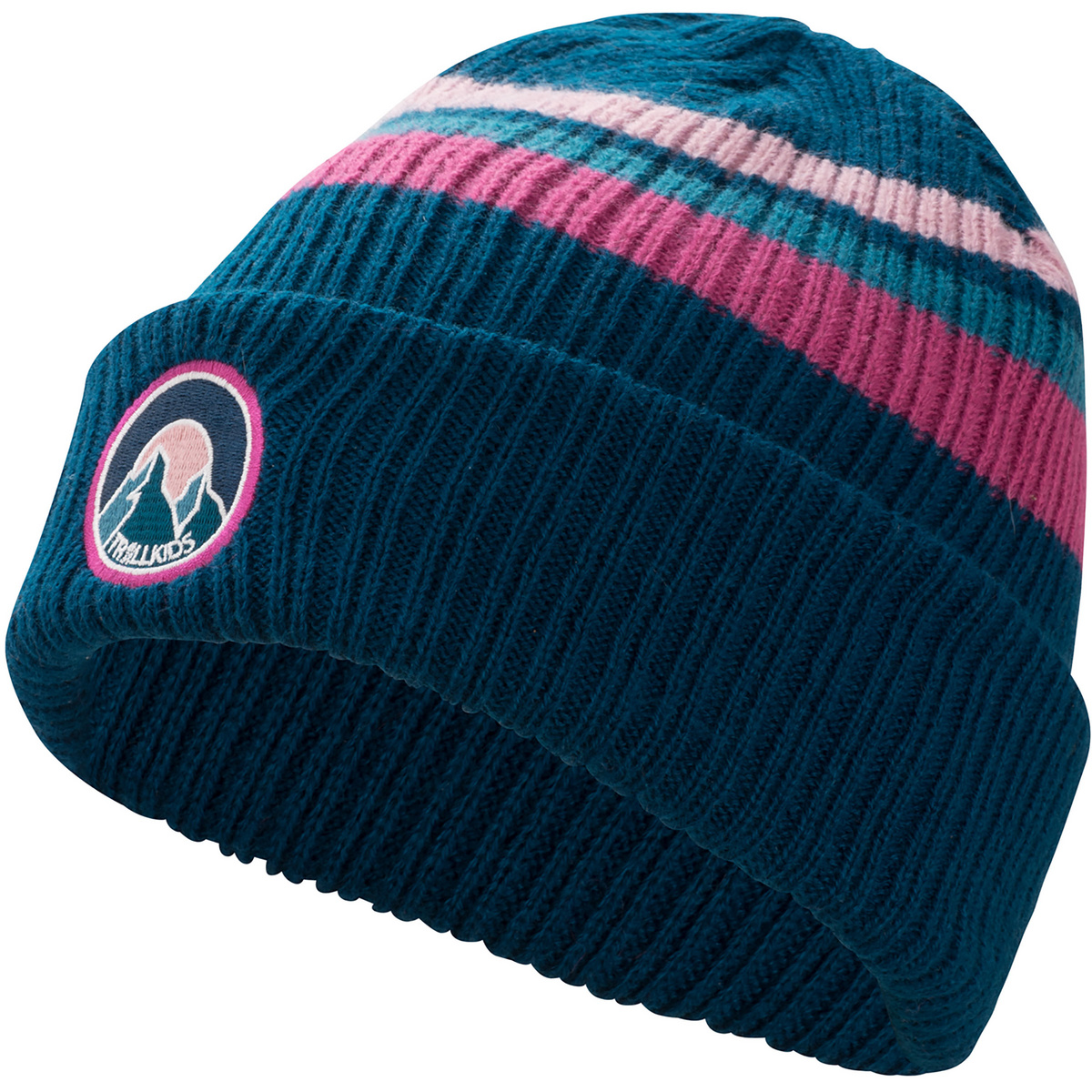 Trollkids Kinder Spitsbergen Mütze (Größe 52 , blau)