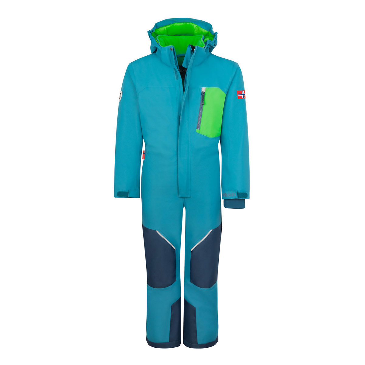 Trollkids Bambino Tuta da neve Isfjord XT (Taglia 98, Blu)