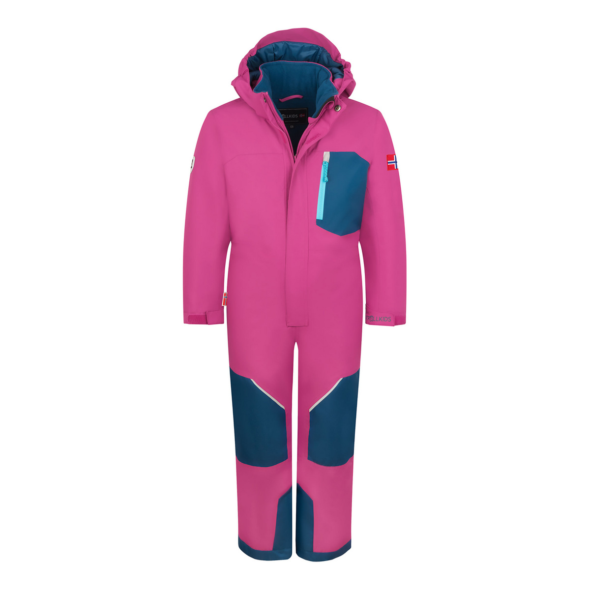 Trollkids Bambino Tuta da neve Isfjord XT (Taglia 86, Magenta)