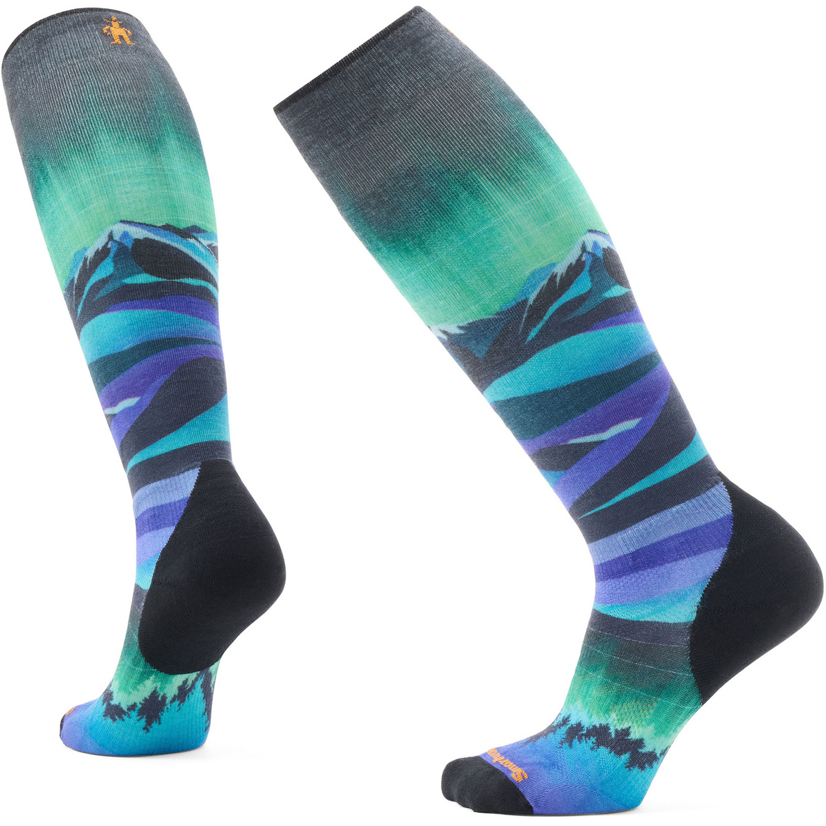 Smartwool Donna Calzini Ski Targeted Compression OTC (Taglia 38 , Multicolore)