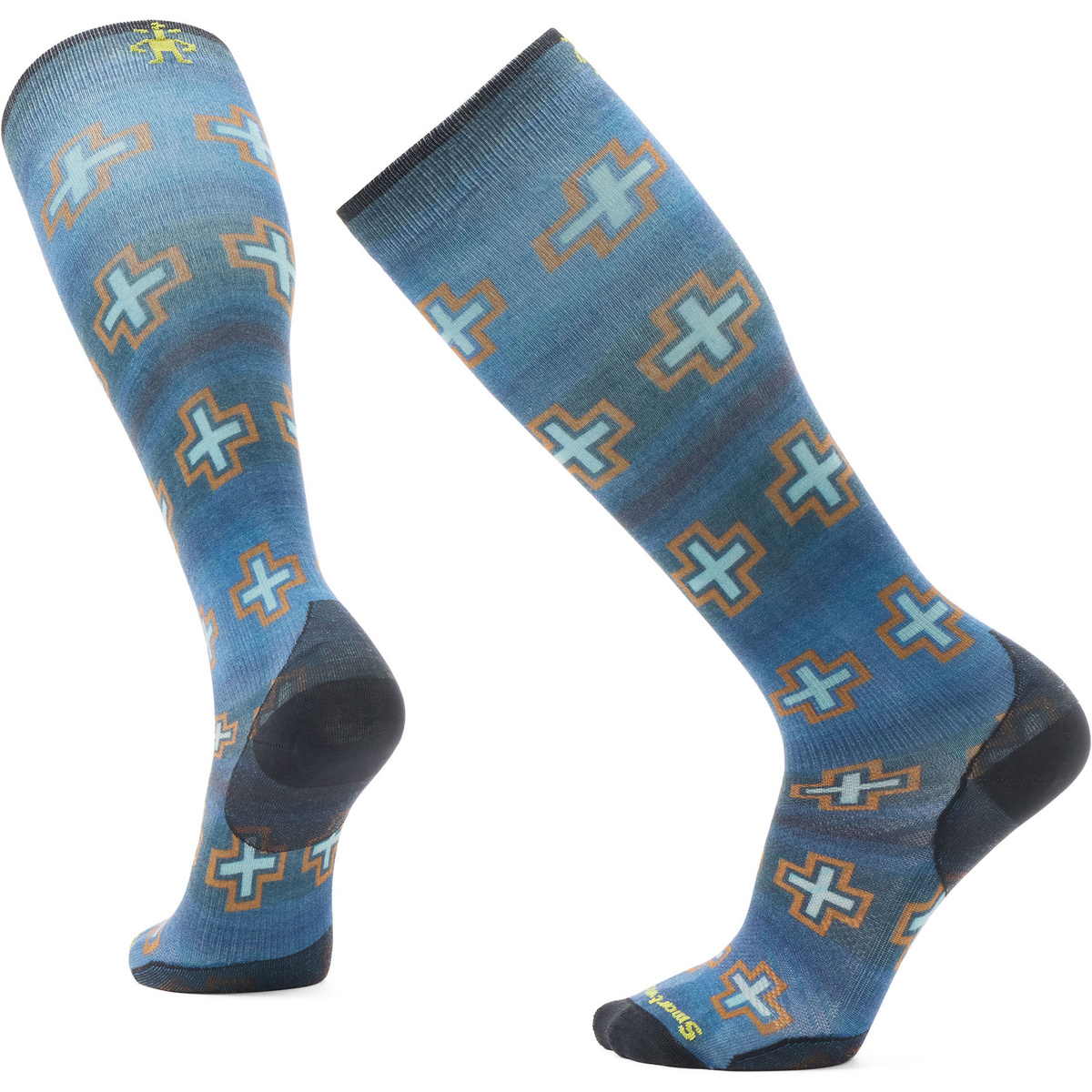 Smartwool Ski Zero Paths Crossed Print OTC Socken
