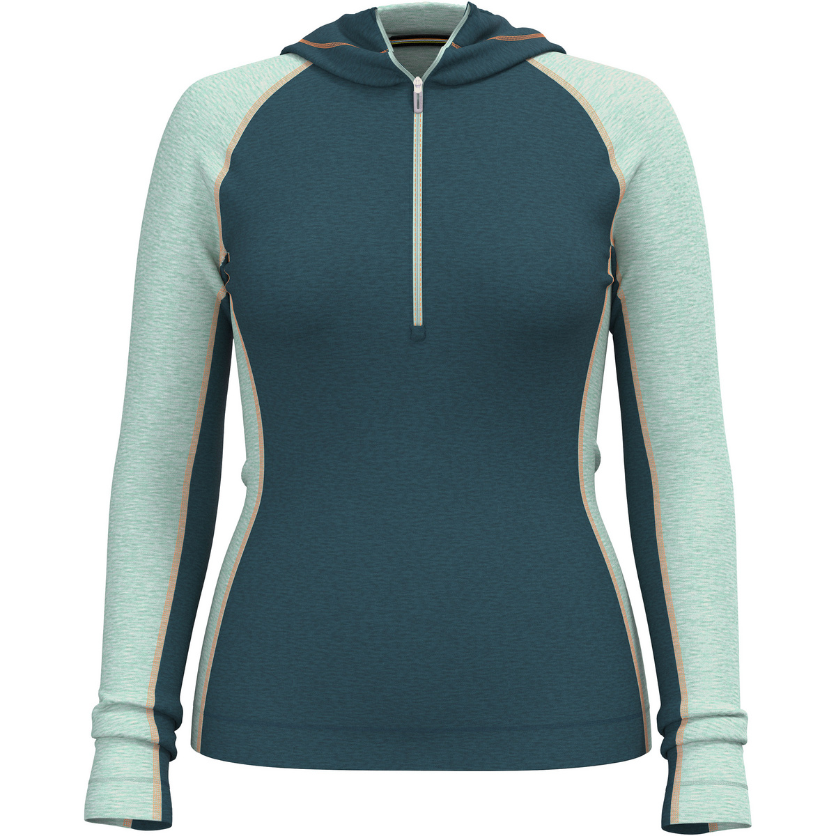 Smartwool Femme T-shirt long Classic Thermal Merino (taille XS, Bleu)