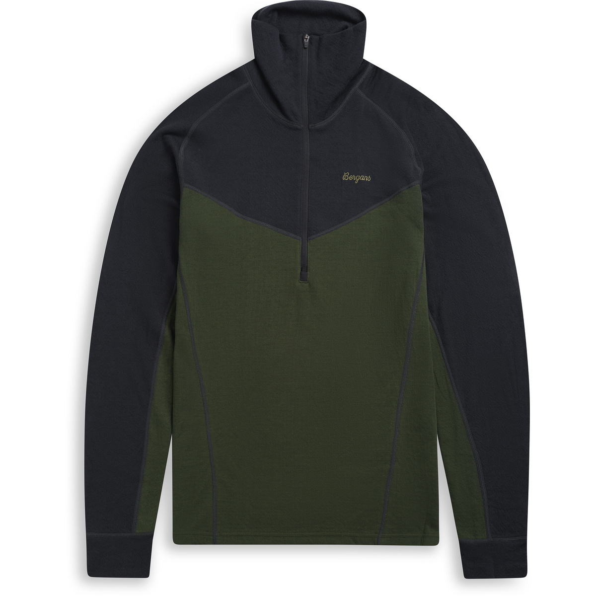 Image of Bergans Uomo Maglia a manica lunga Inner:Dual Merino Half Zip