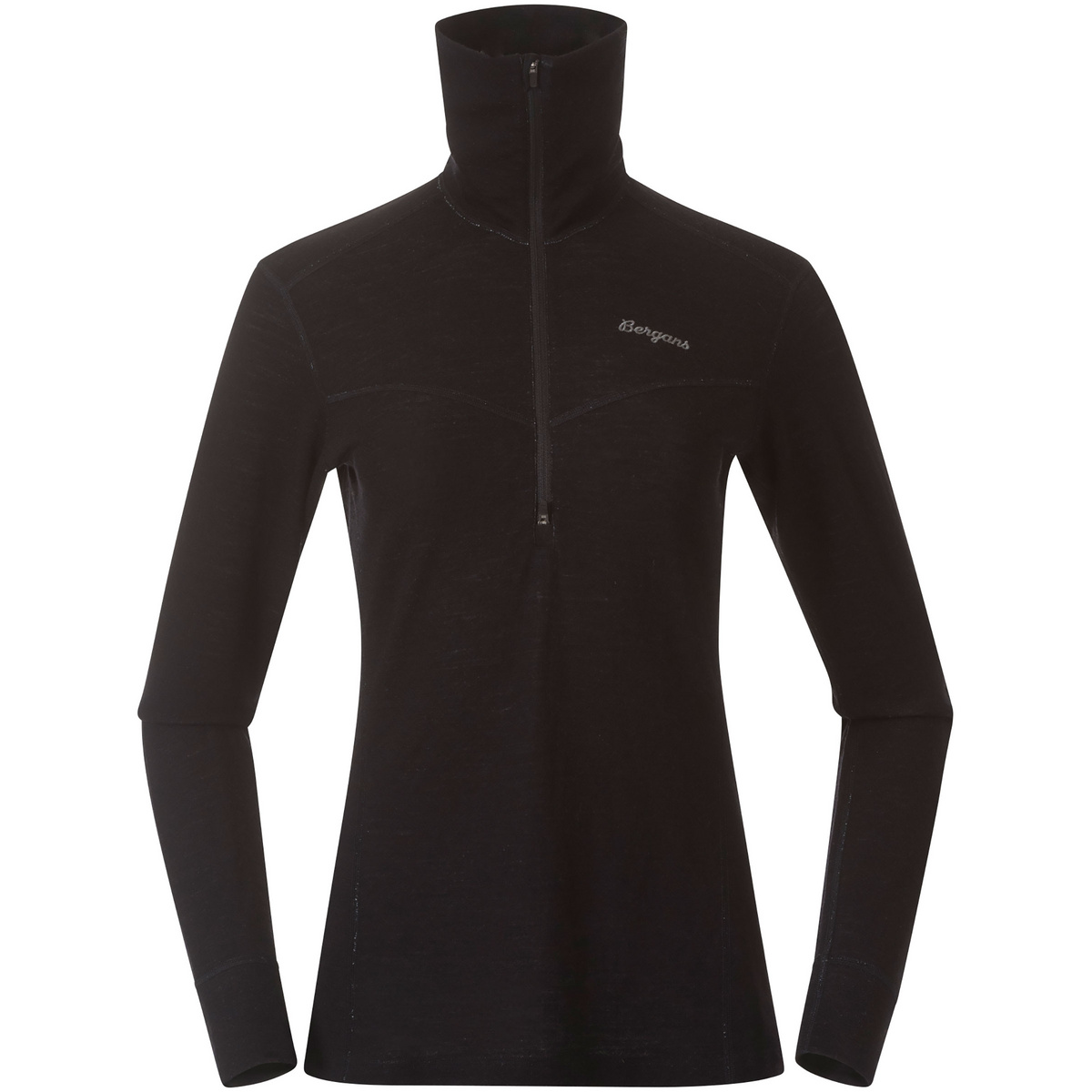 Image of Bergans Damen Inner:Dual Merino Half Zip Longsleeve