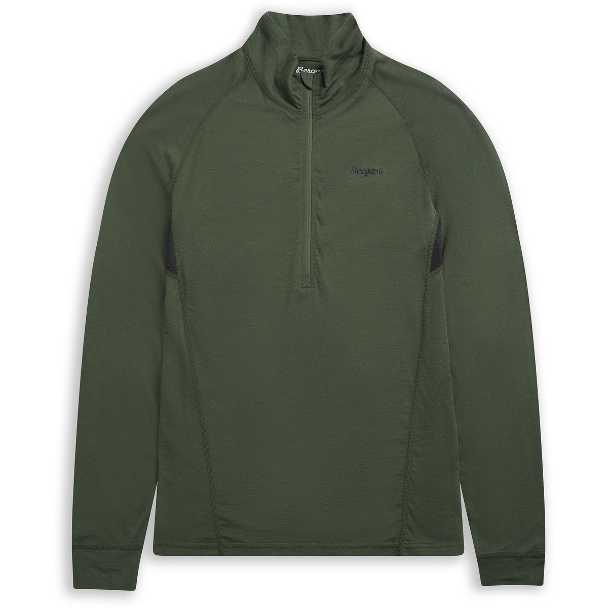 Image of Bergans Uomo Maglia a manica lunga Inner:Pure Merino Half Zip