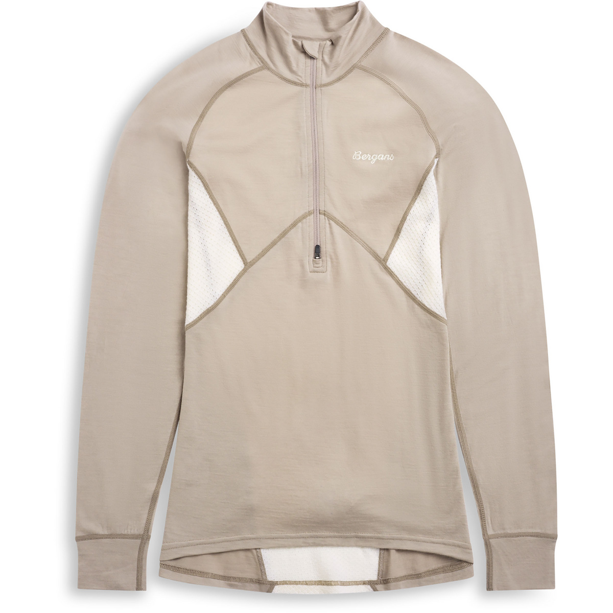 Image of Bergans Donna Maglia a manica lunga Inner:Pure Merino Half Zip
