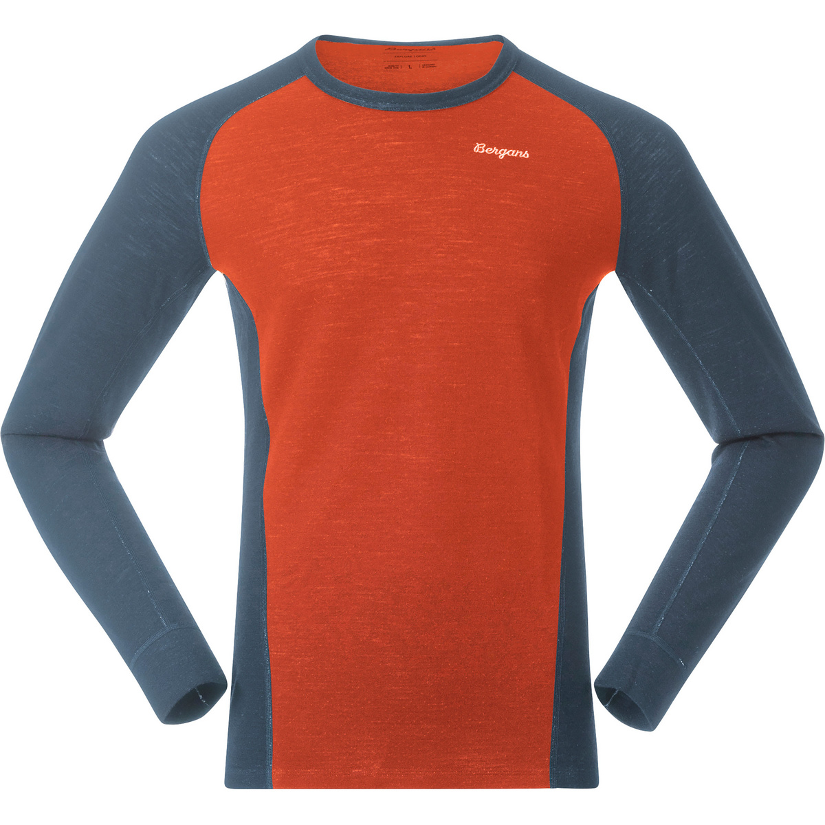 Image of Bergans Uomo Maglia a manica lunga Inner:Dual Merino