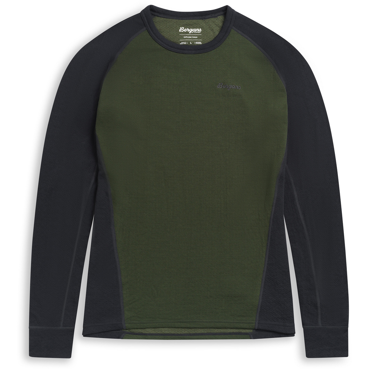 Image of Bergans Uomo Maglia a manica lunga Inner:Dual Merino