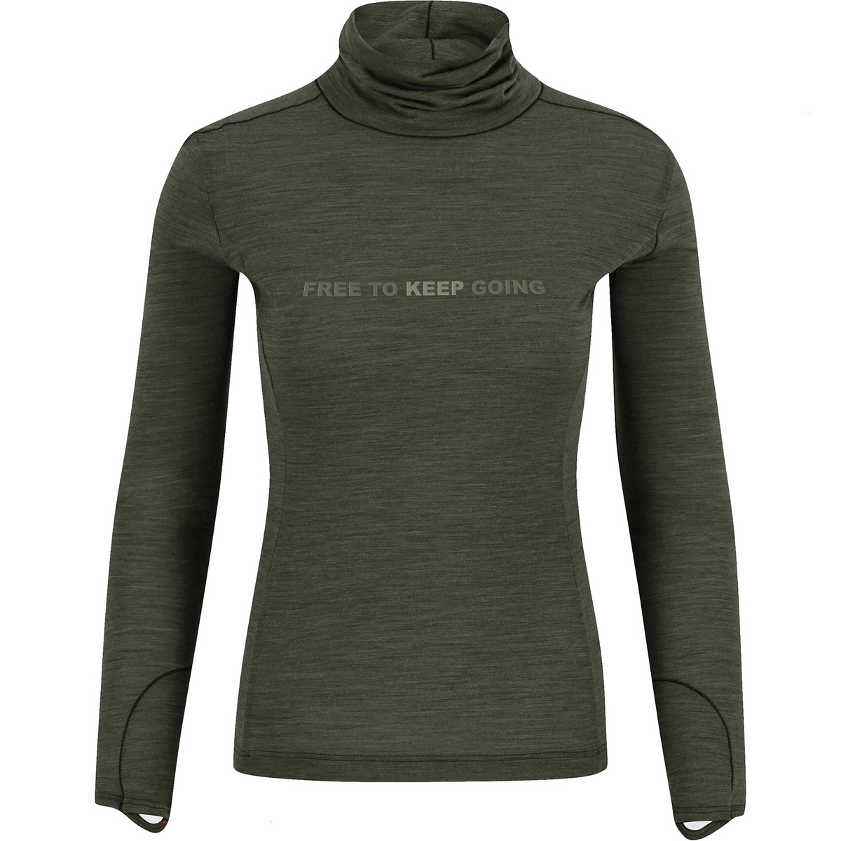 Image of        Karpos Donna Maglia a manica lunga Coppolo Merino High Neck
