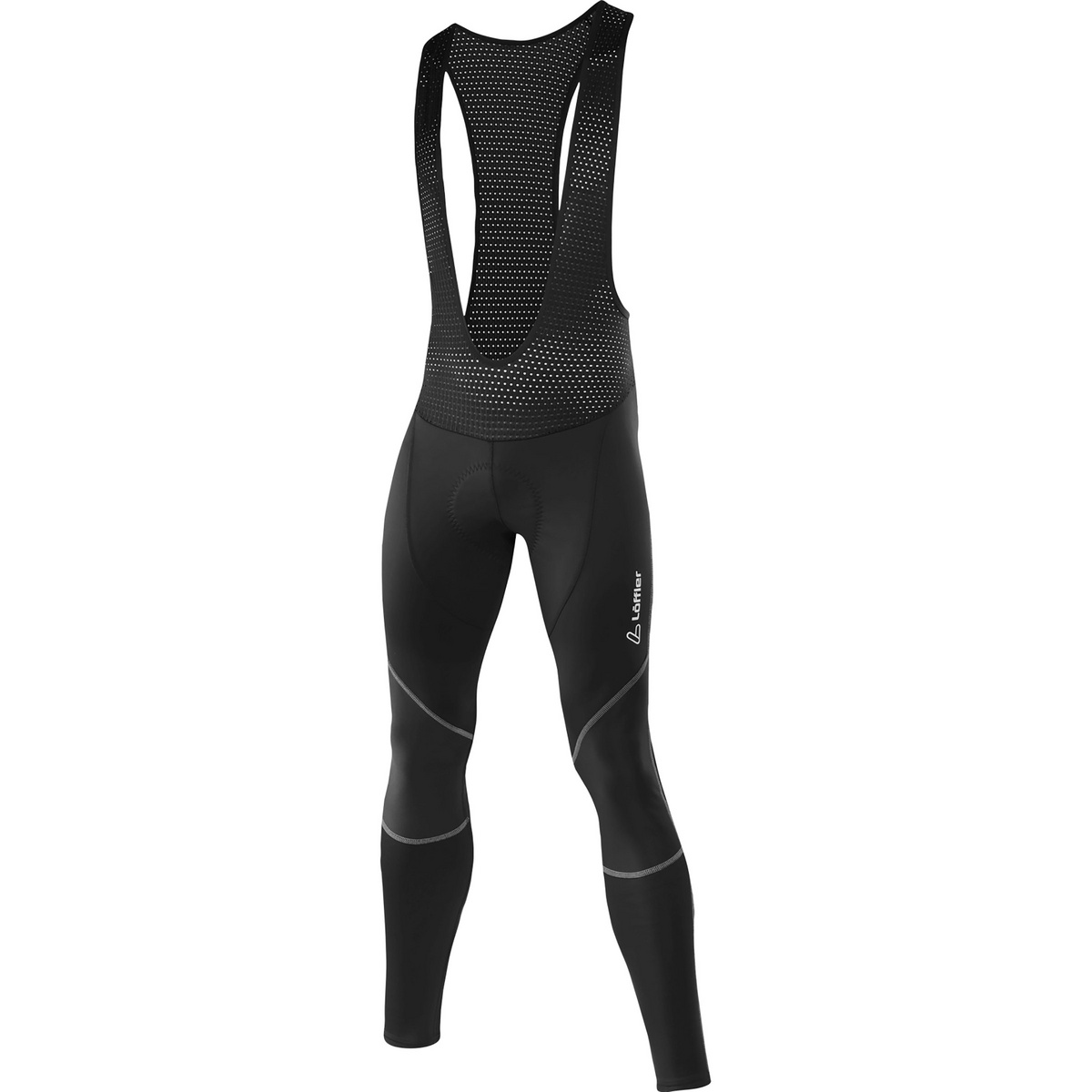 Löffler Homme Collants à bretelles long Ws Elastic (taille S, Noir)