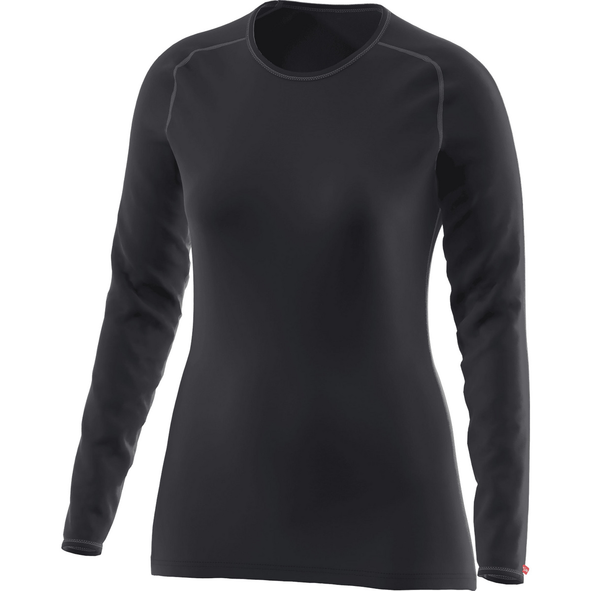 Löffler Donna Maglia a manica lunga Transtex Warm (Taglia XXL, Nero)