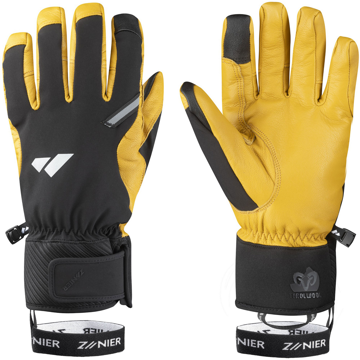 Zanier Gloves Guanti Laserz TW 2.0 (Taglia 10, Giallo)