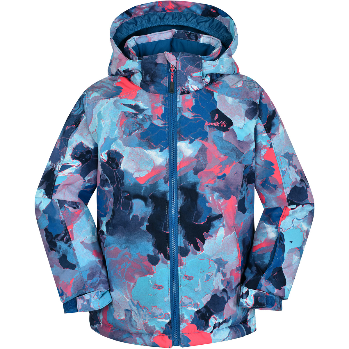 Kamik Kinder Orchida Jacke (Größe 128, blau)