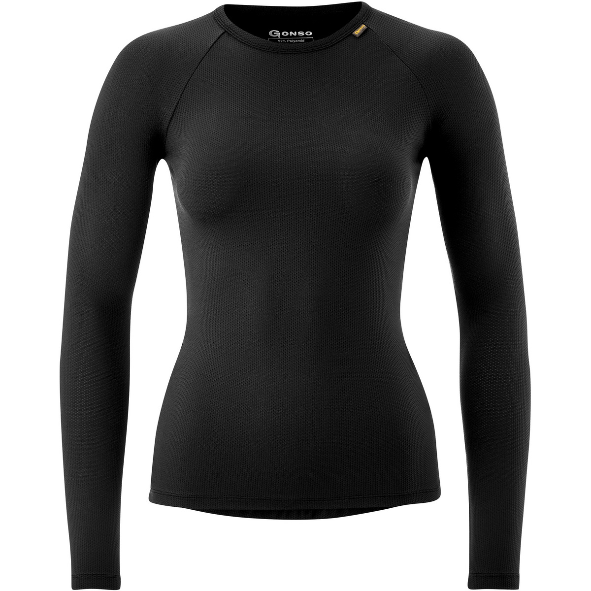 Gonso Damen Base Shirt Longsleeve (Größe M, schwarz)