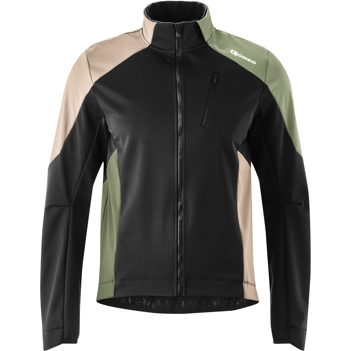 Gonso Homme Veste Trail Softshell (taille M, Noir)