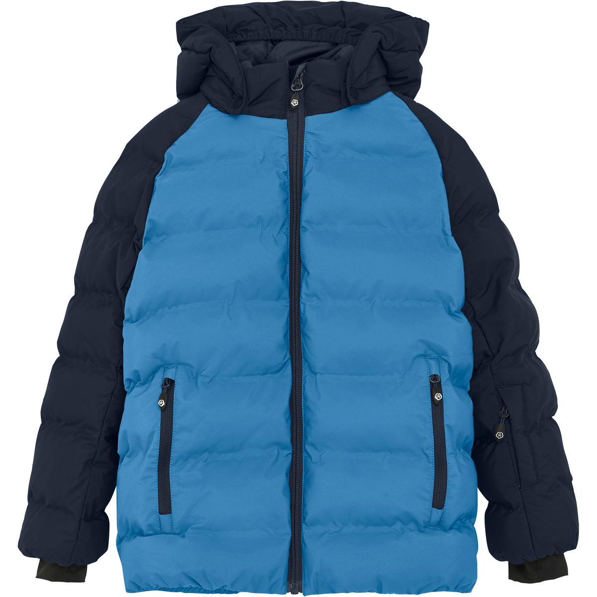 Color Kids Enfants Veste Contrast Ski (taille 122, Bleu)