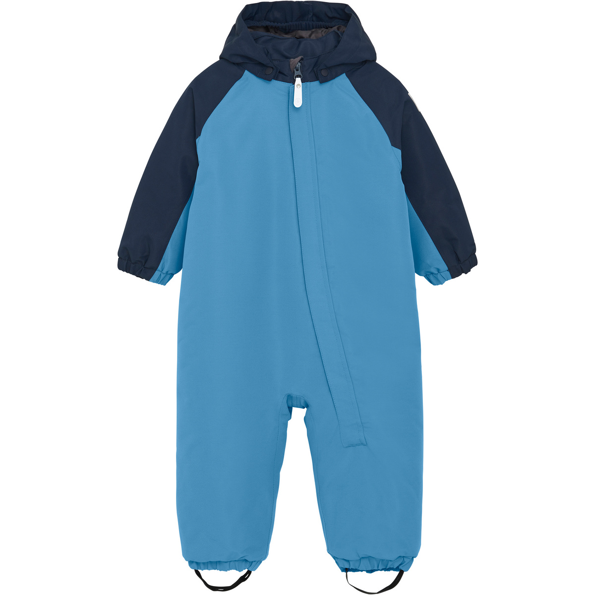 Color Kids Bambino Tuta da sci Colorblock & Solid (Taglia 80, Blu)