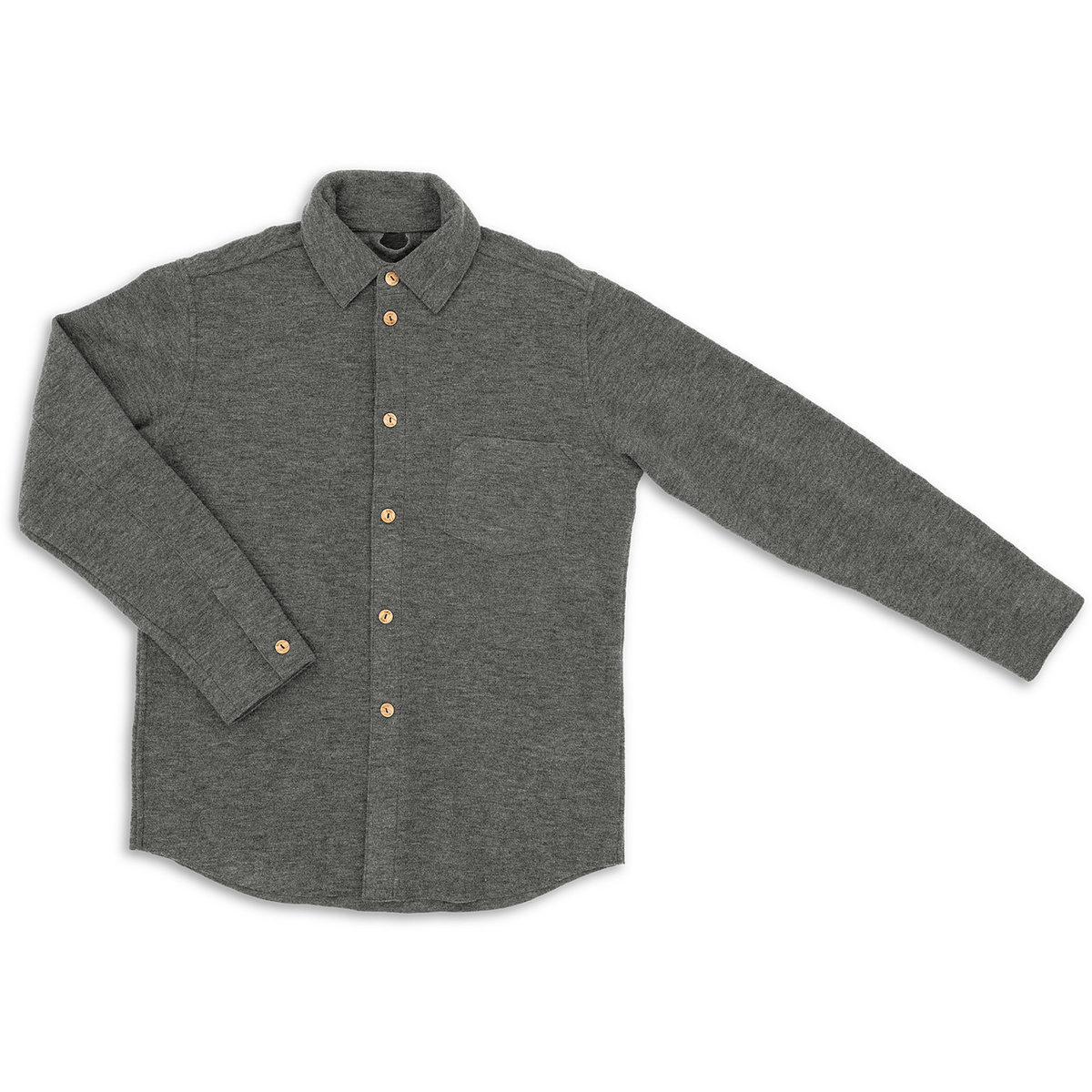 Engel Herren Hemd (Größe L , grau)