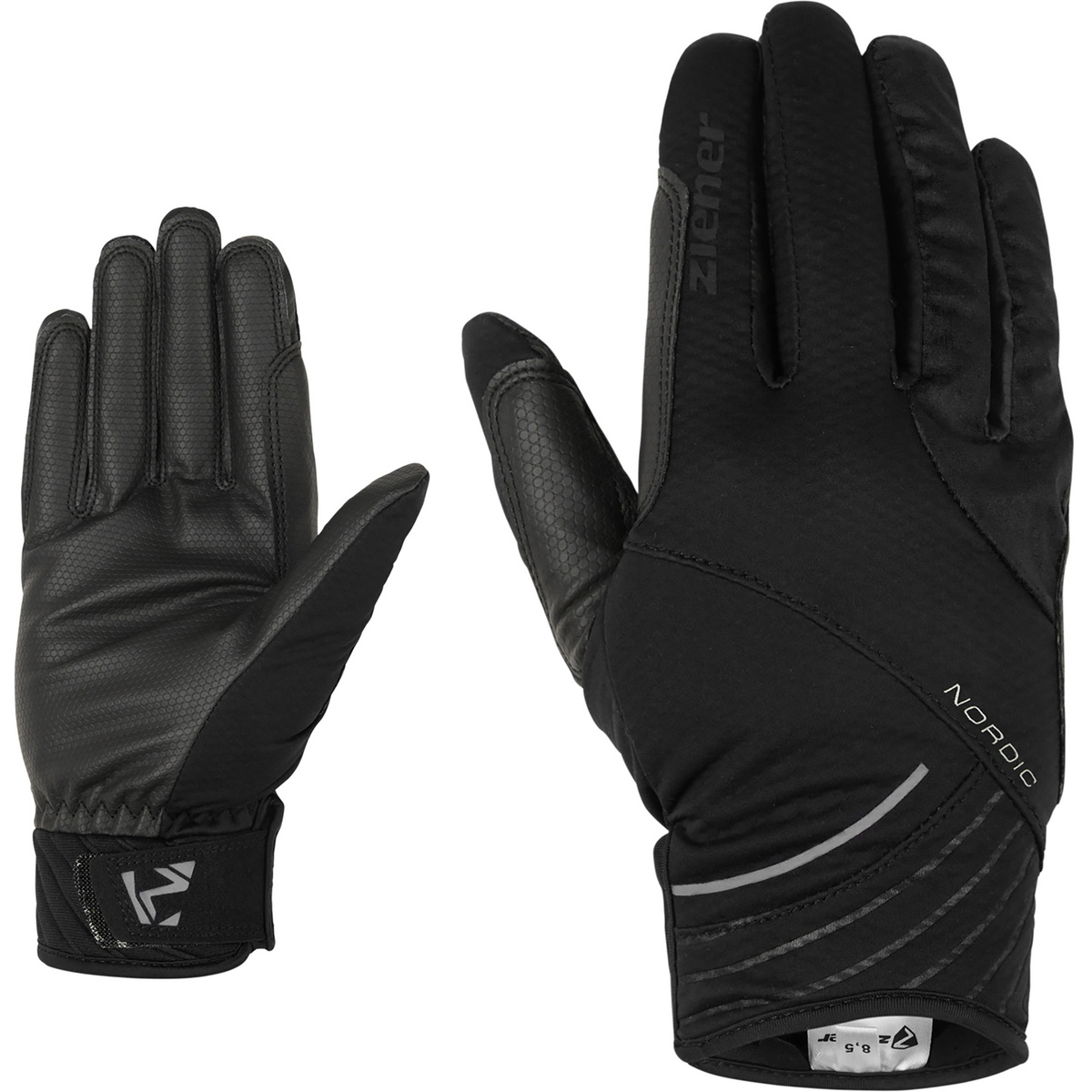 Ziener Uomo Guanti Urto Touch (Taglia 10, Nero)