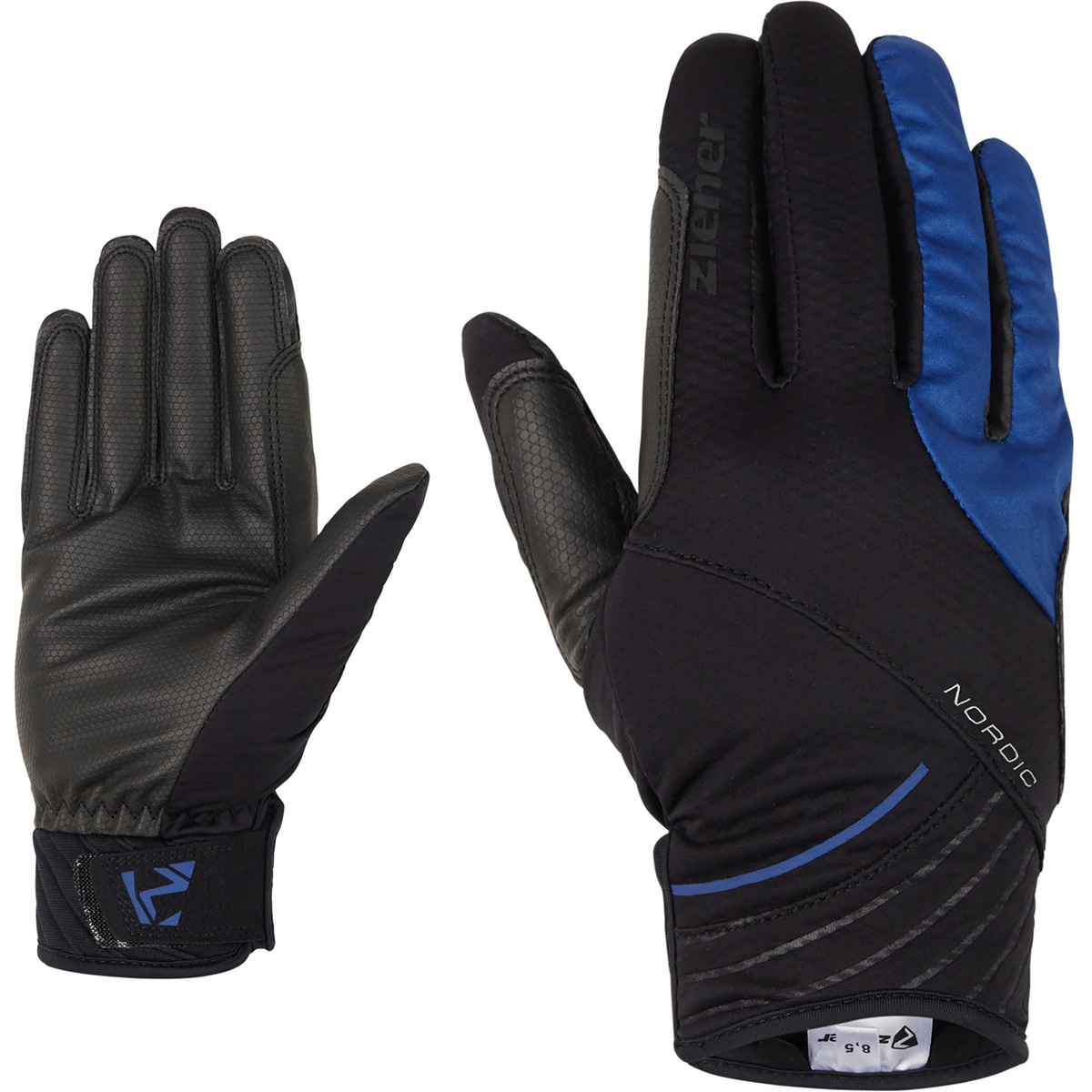 Ziener Uomo Guanti Urto Touch (Taglia 8, Nero)