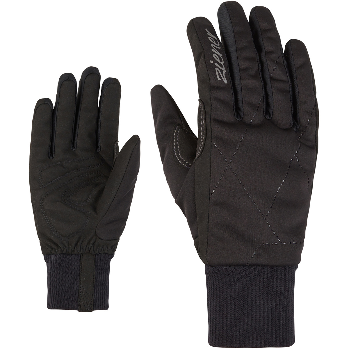 Ziener Damen Ulani Handschuhe (Größe 8.5, schwarz)