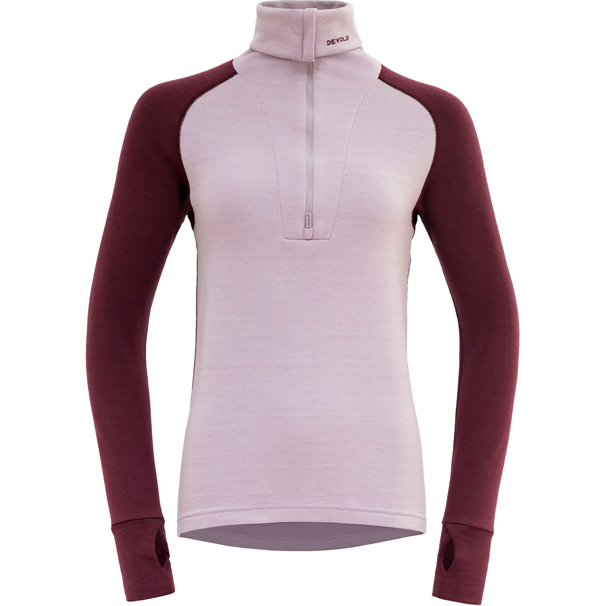 Image of Devold Damen Expedition Merino Silk Zip Longsleeve