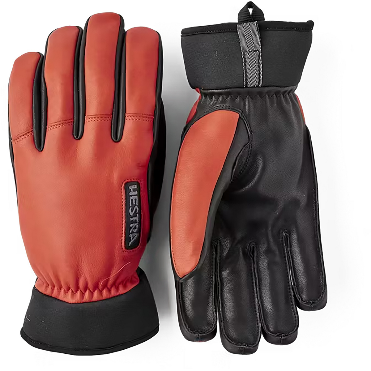 Hestra Army Leather Wool Terry Handschuhe (Größe 8, rot)