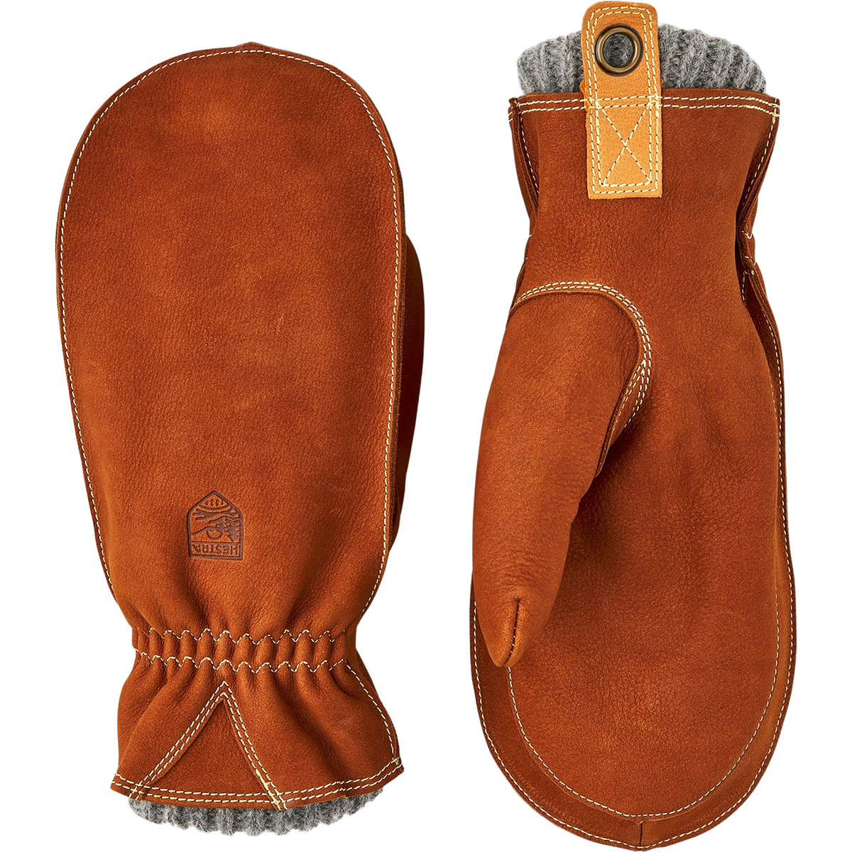 Hestra Guanti Oden Wool (Taglia 7, Marrone)