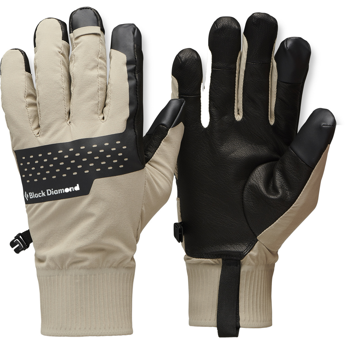 Black Diamond Alpine Softshell Handschuhe (Größe XS, weiss)