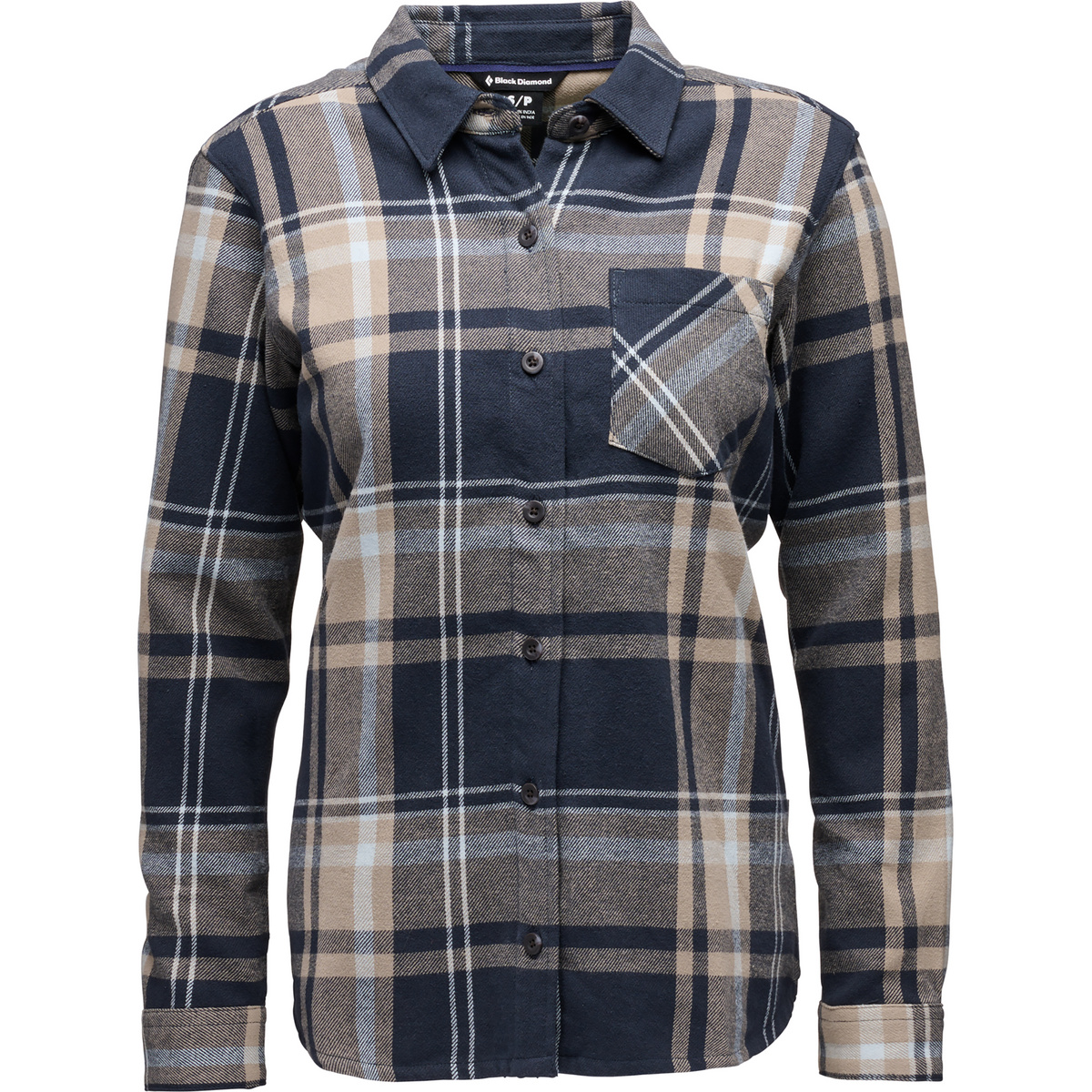 Black Diamond Donna Camicetta Project Flannel (Taglia S, Blu)