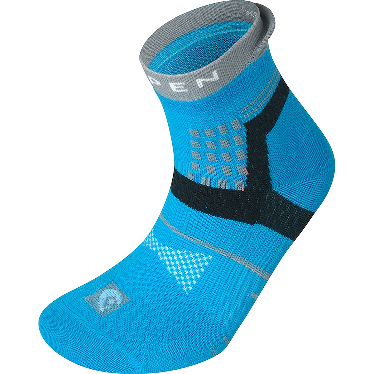 Lorpen Donna Calzini Trail Running Eco (Taglia 34 , Blu)
