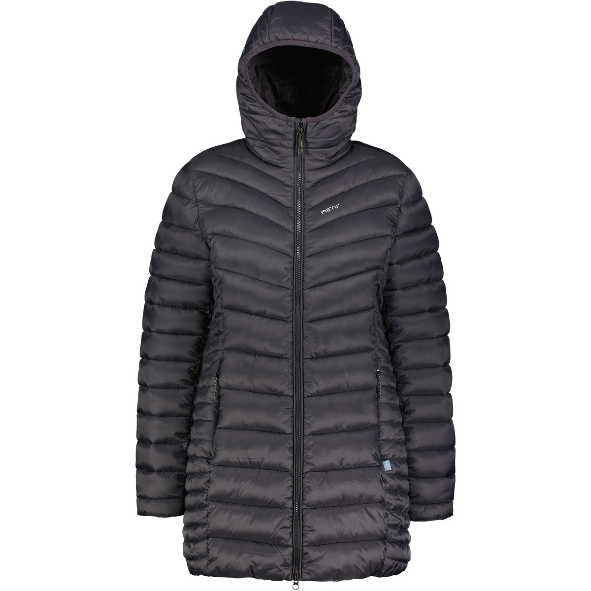 Meru Donna Cappotto Cold Bay (Taglia L, Nero)