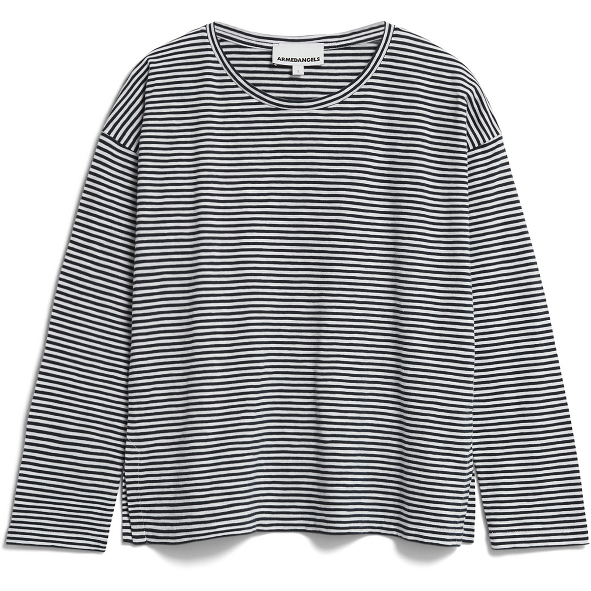 Image of Armedangels Donna Maglia a maniche lunghe Xianaa Lovely Stripes