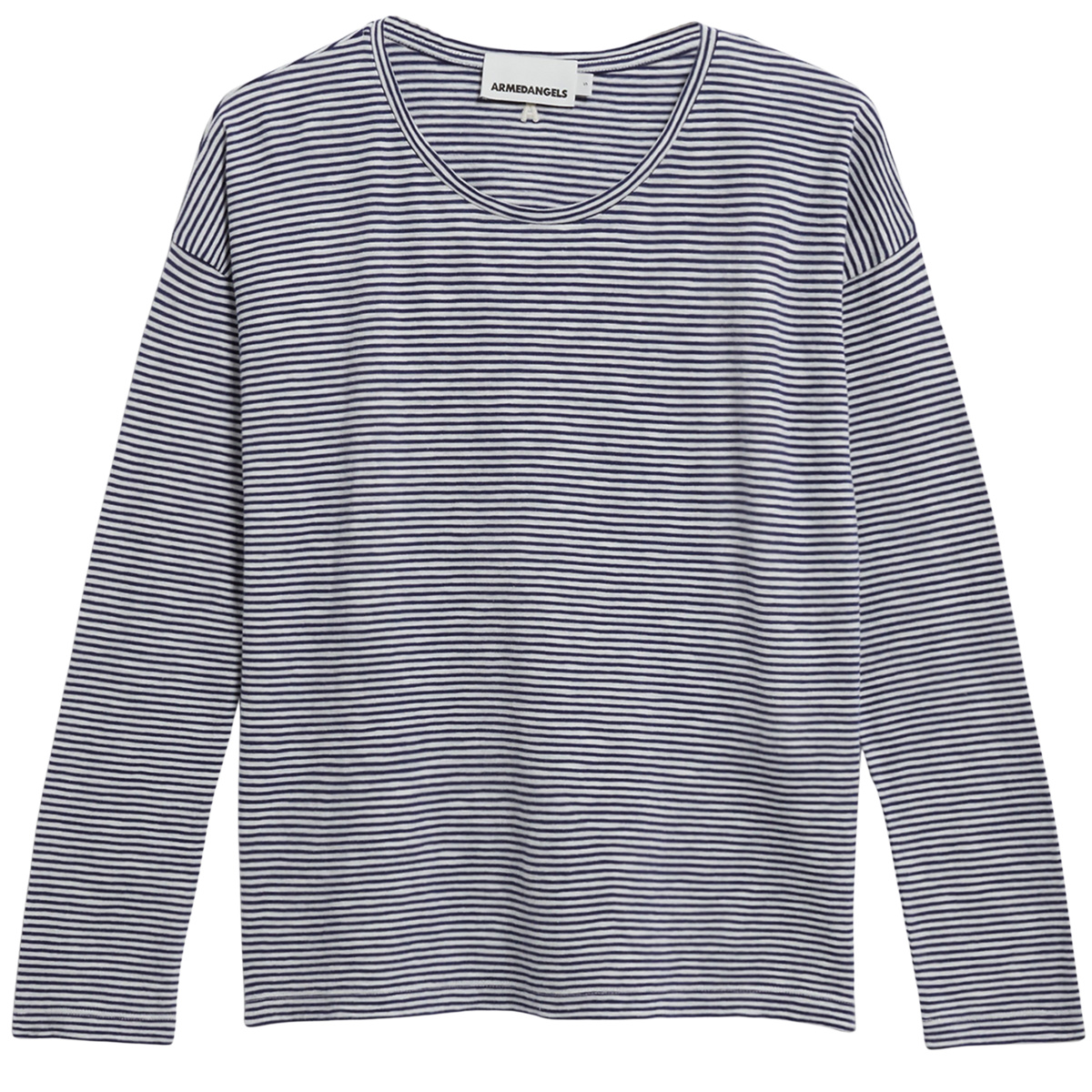 Image of Armedangels Donna Maglia a maniche lunghe Xianaa Lovely Stripes