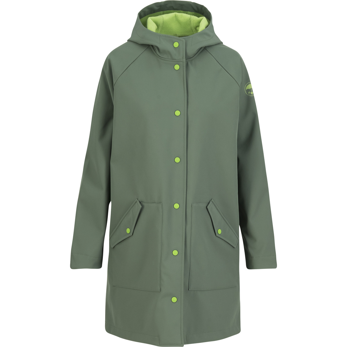 Blutsgeschwister Femme Veste Softfriese (taille L, Vert)