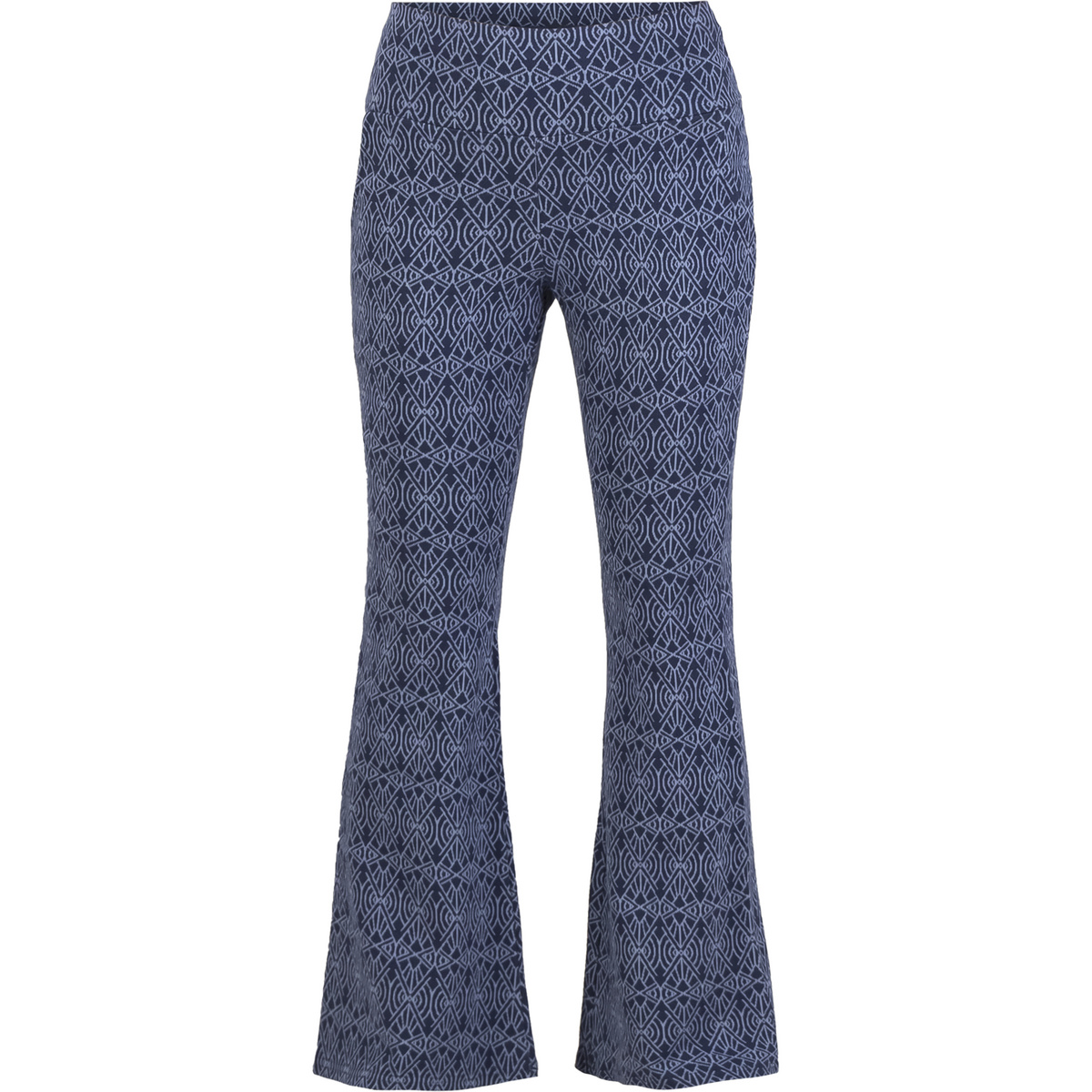Blutsgeschwister Donna Pantaloni On A Winters Day Flared (Taglia XS, Blu)