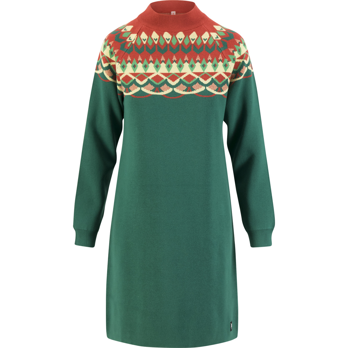 Blutsgeschwister Damen Scandi Woods Kleid (Größe XS, gruen)