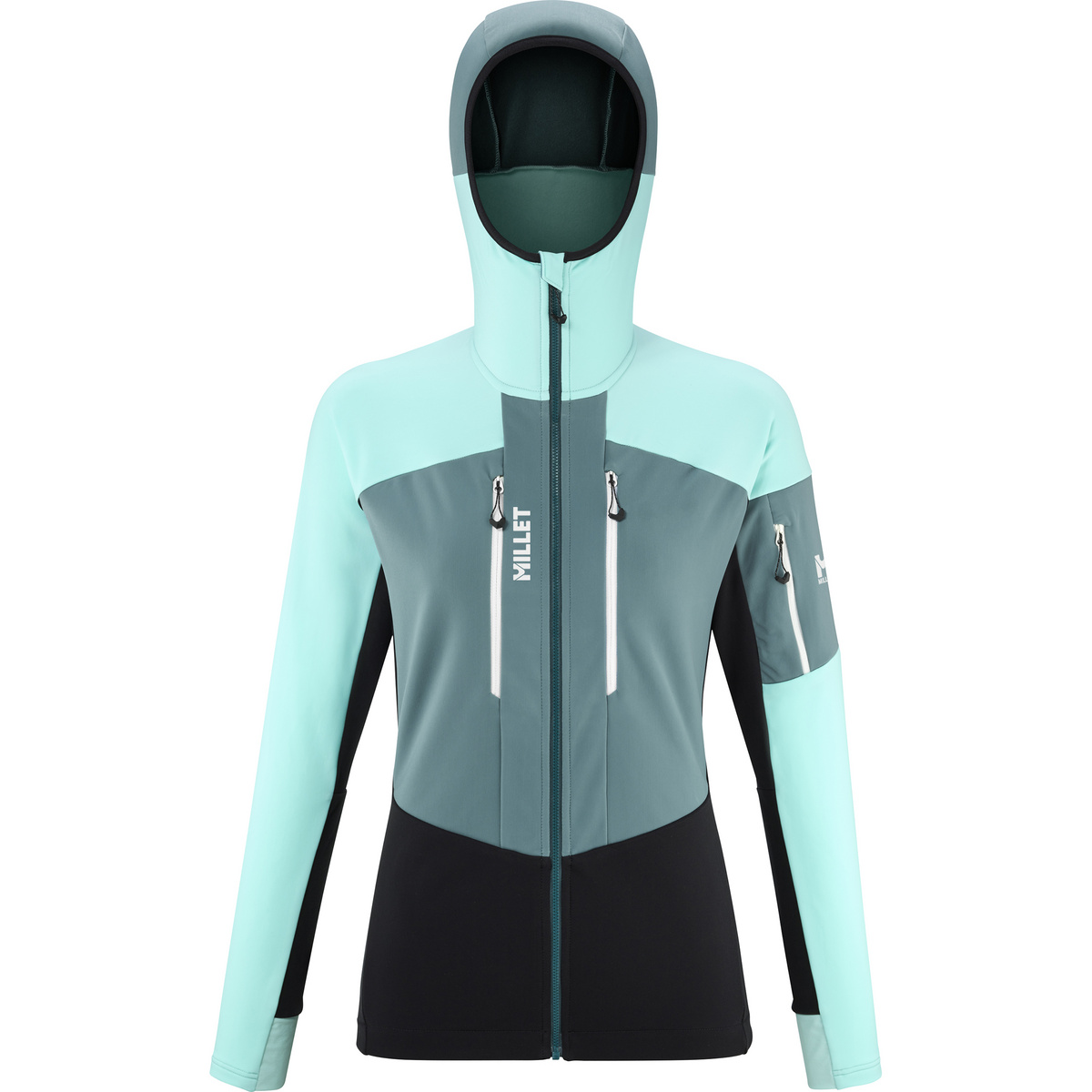 Millet Donna Giacca Pierra Ment Hoodie (Taglia M, Nero)