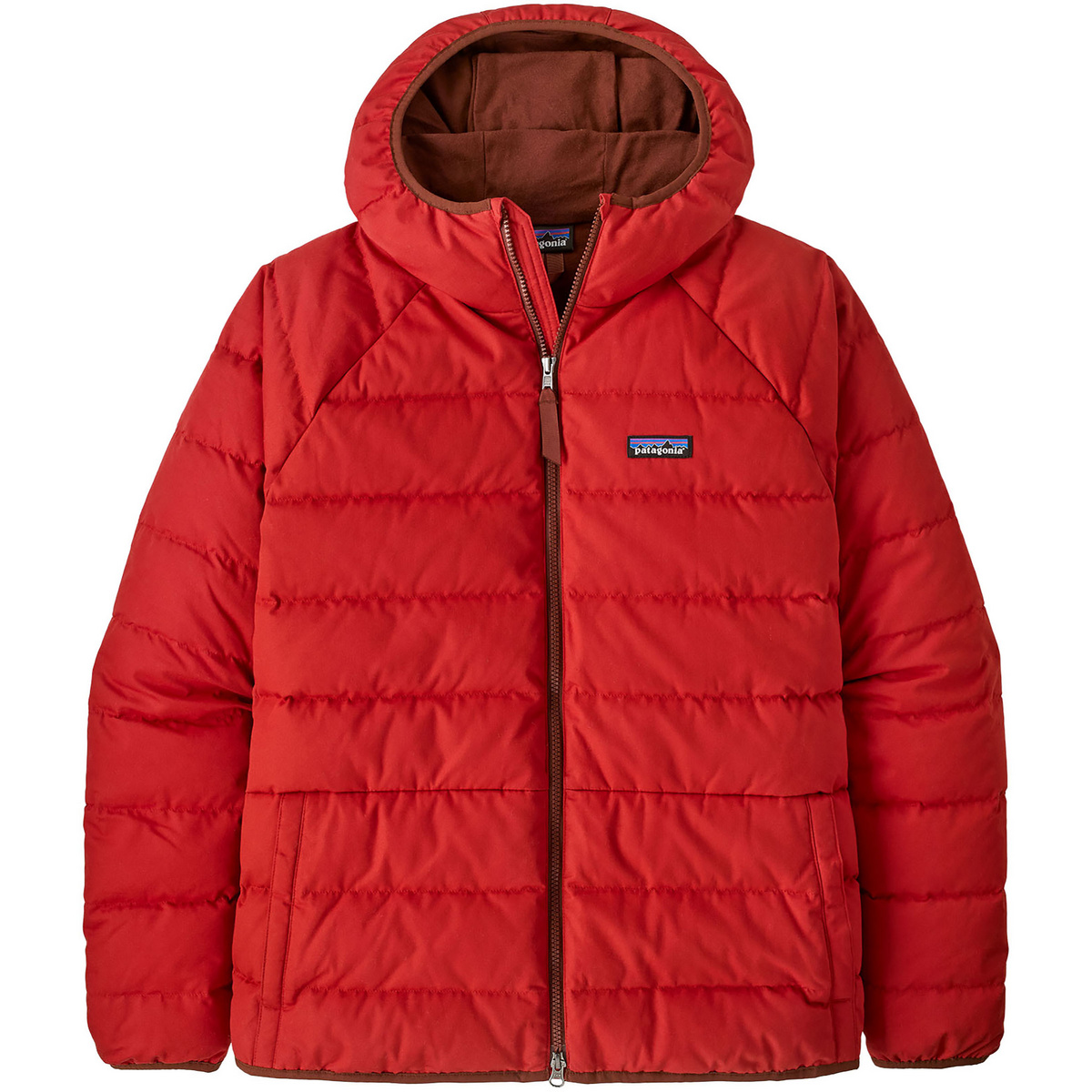 Patagonia Cotton Down Jacke (Größe M, rot)